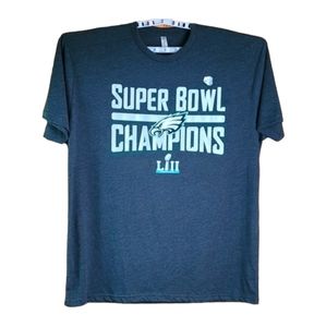 Next Level Apparel Eagles Super Bowl Champions Dark Gray Short Sleeve TShirt XXL